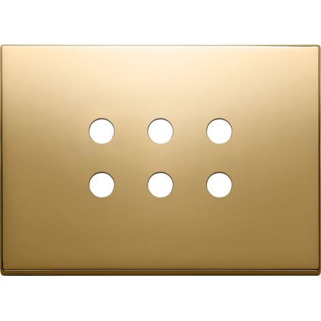 VIMAR - 22693.RN.82 Placca 3Mx6 Tondo oro