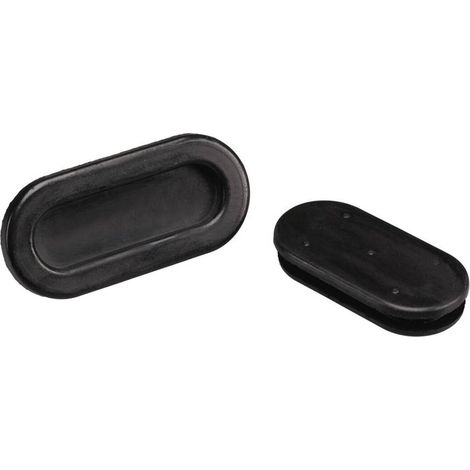 PB Fastener 1099-01 Passacavo fessura Ø (max.) 46 mm Spessore piastra (max.) 2.5 mm PVC Nero 1 pz. (1/2)