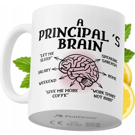 Lustige Tasse für Schulleiter – Kaffee- oder Teetasse mit witzigem Textdesign – ideal für Geburtstage, Namenstage, Feiertage und besondere Anlässe. Hochwertige Tasse für Zuhause, Büro und Arbeit. Farb