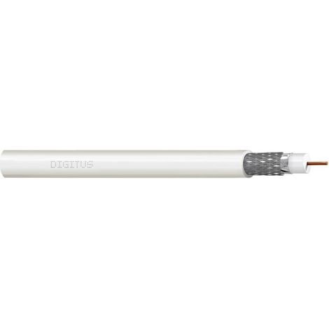 Digitus DK-RG6-1 cable coaxial RG-6 100 m No Blanco (1/2)