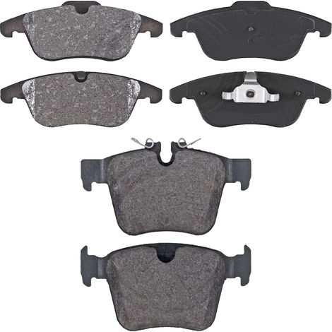 KIT PASTIGLIE FRENO ANTERIORI E POSTERIORI compatibile con JAGUAR XK (X150) / PASTIGLIE FRENANTI AUTO OEM FDB4107,FDB1766 FDB1983 FDB5021 / SOSTITUZIONE DIRETTA / BASSA POLVERE / SILENZIOSO