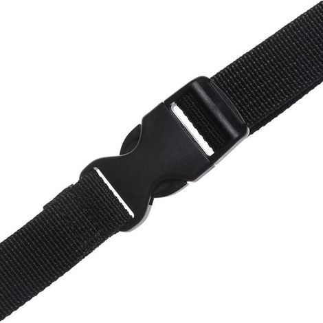 Bande élastique en nylon pour bagages, sangle de transport noire avec poche de camping, sac de rangement pour camping-car 50 cm
