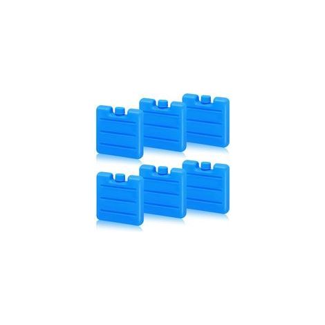 Kleine Kühlakkus für Kühlboxen, Mini-Kühlakkus im 6er-Pack, flache Eisblöcke, tragbare Kühlakkus (1/5)