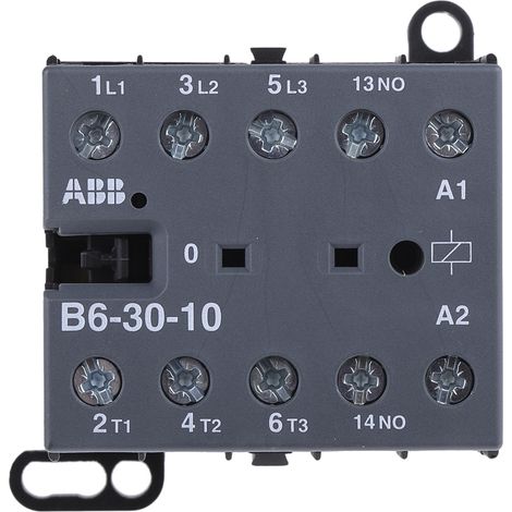 ABB – Contacteur à clé 4kW 3P+1No 220-240Vac – Pour installations électriques – Protection contre surcharge – GJL1211001R8100 (1/3)
