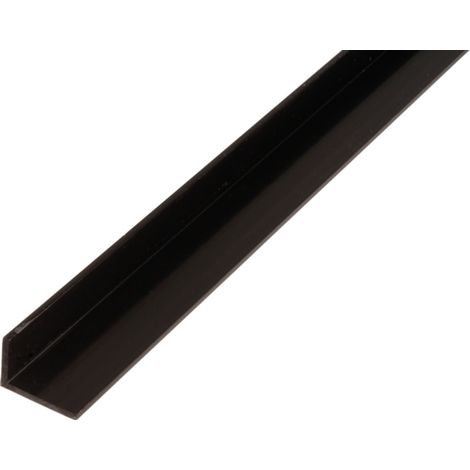 ALBERTS Winkelprofil, ungleichsch., PVC schwarz, LxBxHxS 2000 x 30 x 20 x 3 mm (1/3)
