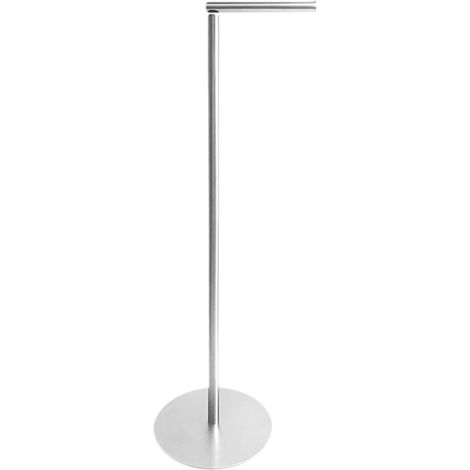 Porte-papier toilette vertical en acier inoxydable, autoportant, (1/5)