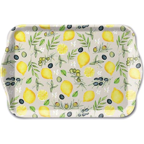 Petit plateau rectangulaire Olives et Citrons (1/2)