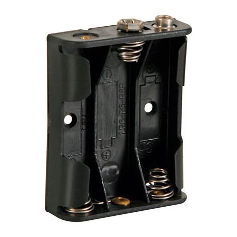 COMF Coupleur de 3 piles aa (LR6), avec contacts a pression (BH331B) (1/2)