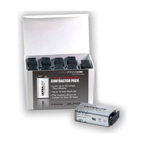Ultralife U9VL-J-P 6LR61 Batteria da 9 V Litio 1200 mAh 9 V 10 pz. (1/3)