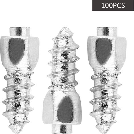 100 clous antidérapants de 12 mm pour pneus de voiture, SUV et quad, avec vis et pointes pour pneus neige. Accessoires auto.