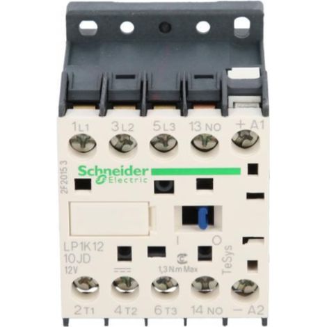 Contattore di potenza 12A 3P 12V DC 1Z 0R LP1K1210JD