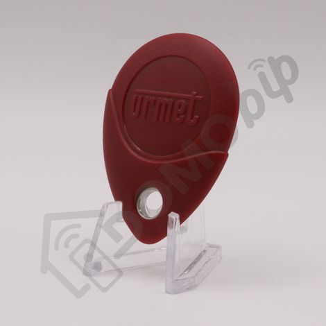 URMET - Badge de proximit� Vigik MEMOPROX RFID ROUGE - Acc�s copropri�t� et immeuble - Programmation par syndic ou installateur agr�� obligatoire (1/5)