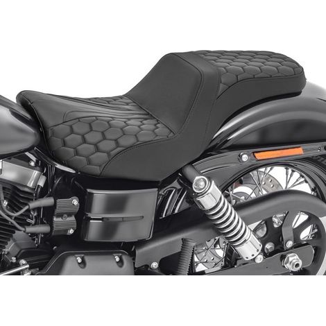 Sella Biplace per Harley Davidson Dyna Street Bob 06-17 SF8 nera