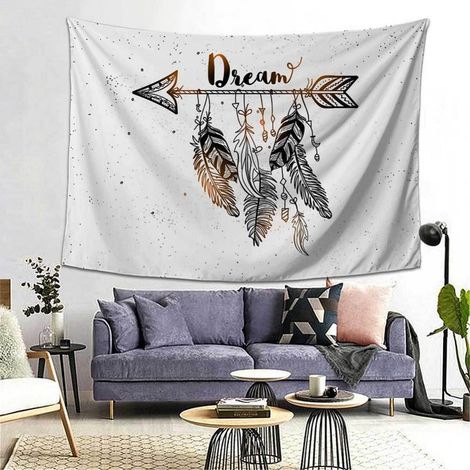 Tapestry - Polyester - 130 cm x 150 cm - Décoration Murale Chambre Salon Résidence Étudiante - 1 Pièce (1/5)