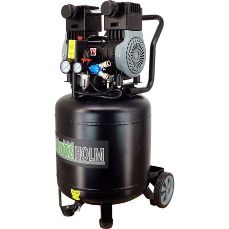 Premium Brushless Silent Flüsterkompressor 50L vertikal Kompressor leise 1500W, 62dB, 8 bar (1/5)