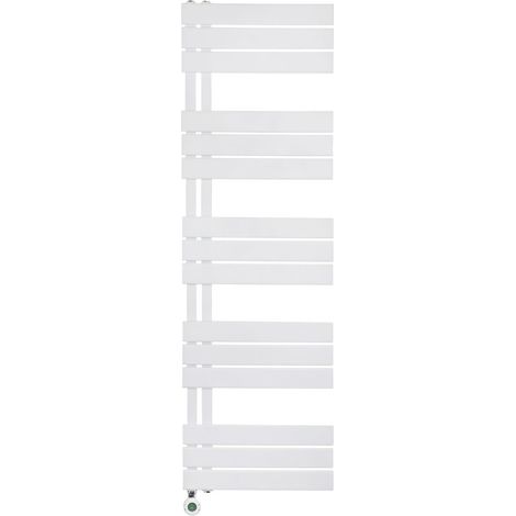 Elektrischer Handtuchheizkörper Paneel Anschluss links weiß 1600x500 (HxB) 755W Elektrischer Handtuchheizkörper Paneel Anschluss links weiß 1600x500 (HxB) 755W (1/4)