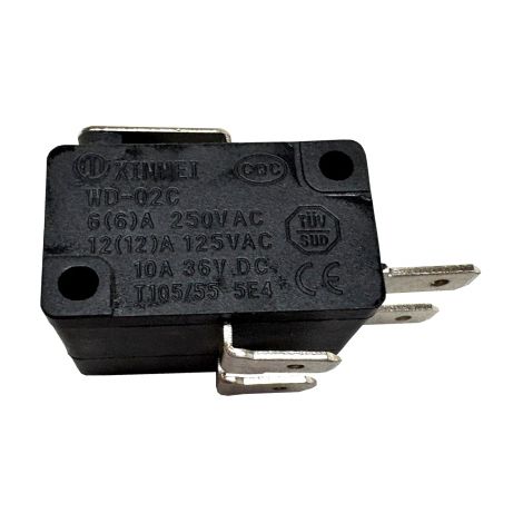 XINMEI WD-02C Mikroschalter 250V 12A 4Pin Schalter für Akku Rasenmäher uvm. (1/4)