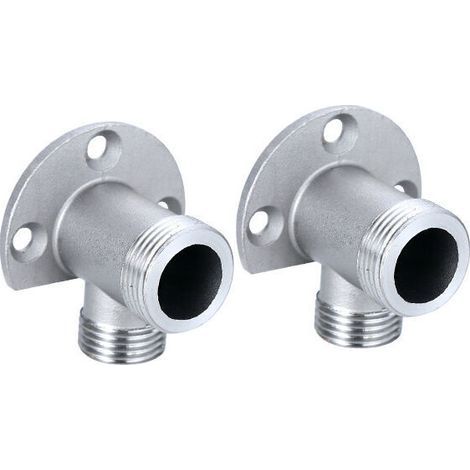 Kit d'installation pour robinetterie apparente et système de douche extérieure – Conversion d'une installation encastrée en installation en saillie – Mitigeur thermostatique (1/4)
