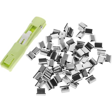 Distributeur de pinces métalliques avec 100 recharges de documents de 18 mm (1/5)