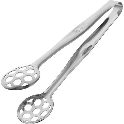 Pince de service en acier inoxydable pour table, pince portable pour steak, pain et grillades-22.5X6.5X5CM (1/4)