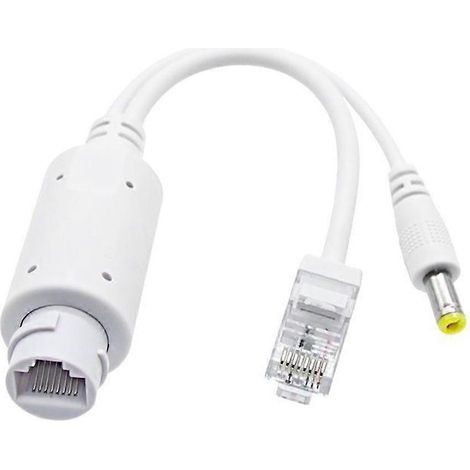 48V auf 12V PoE-Splitter-Adapter für Geräte ohne PoE-Unterstützung, Kameras und mehr