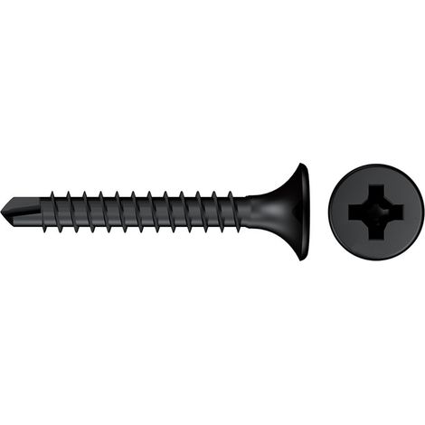 Fischer 1.000x vite rapida 3,5x25 testa trombetta fosfatata filettatura fine impronta a croce PH - 040599 (1/2)