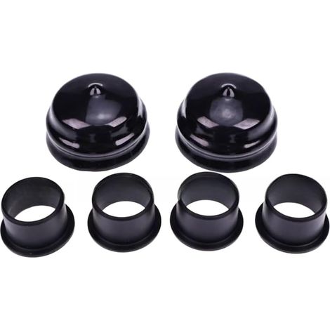 Kit de cache-axe d'essieu avant 532406013 406013 pour tondeuse - Capuchon de manchon d'arbre en plastique robuste - Noir (1/5)