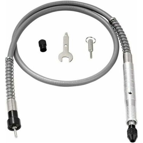 3 mm flexibles Verlängerungskabel für elektrische Bohrmaschinen, Bohrfutter für Rotationsschleifer, schlüsselkompatibel (Gold) (1/4)