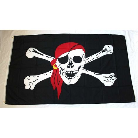 Decorative garden flag Pirate flag 150x90 polyester flag to hoist stable (1/5)