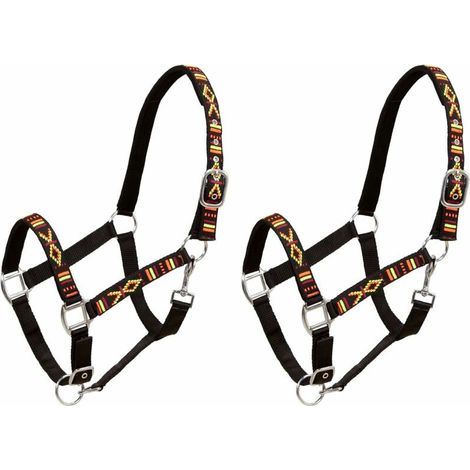 Licol Noir 100% Nylon vidaXL - Licol Noir 100% Nylon vidaXL - Licol Noir 100% Nylon vidaXL (1/5)