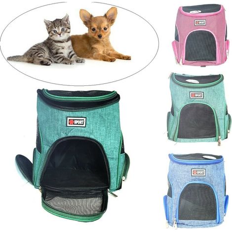 ZAINO TRASPORTINO PASSEGGIO BORSA CANE GATTO MARSUPIO BAG ANIMALI MARSUPIO TRENO