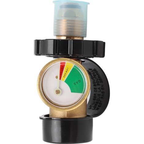 Propane Tank Adapter Color Coded Dial Leakage Detection Safe Protection Propane Tank Gauge Level Indicator