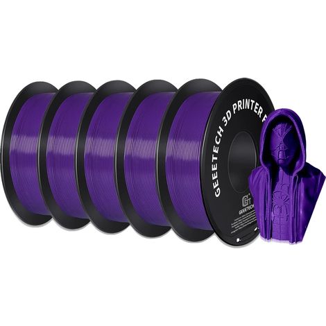 Filamento per stampante 3D, materiale PLA, diametro 1,75 mm, VIOLA (1/2)