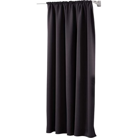 WOLTU 1 pièce Rideau occultant, pour Maison intérieure pour fenêtre et Porte Isolant Thermique, 135x175cm, Anthracite VH5882an