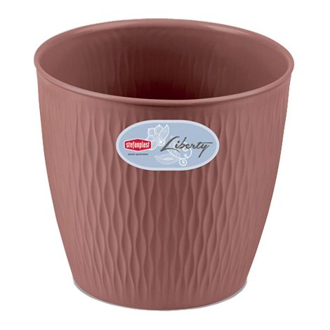 Vaso liberty D20XH.19 rosy brown STEFANPLAST