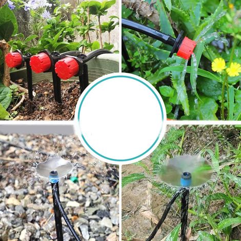 Kit d'irrigation goutte à goutte extensible 40 m  avec raccords, drainage d'hiver pour balcon, plantes en pot, kit d'irrigation goutte à goutte aéroponique, systèmes d'irrigation automatique (1/4)