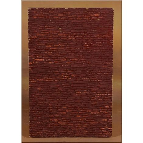Pannello in sughero effetto muro romano colorato 33 × 25 × 1 cm