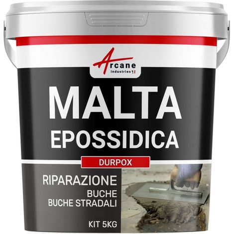 Malta epossidica per calcestruzzo Riparazione di buche, avvallamenti - DURPOX - 5 kg - ARCANE INDUSTRIES