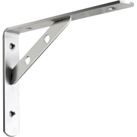 Support mural triangulaire en acier inoxydable à angle droit (90°), lot de 2, 15 cm (1/3)
