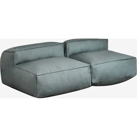 SKLUM 2-teiliges modulares Gartensofa Dojans Grün Éter                                  