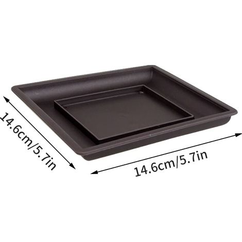 (Plateau 2 M) Pots de fleurs rectangulaires imitation terre cuite violette pour plantes, jardin extérieur, aménagement paysager, pots à bonsaï pour plantes (1/4)