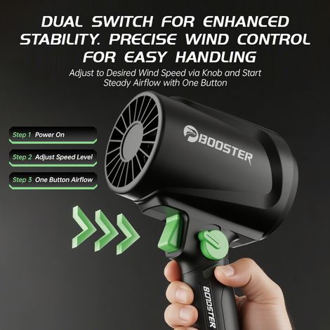 Souffleur sans fil TF64C 1300G puissant à vitesse variable, compatible batterie 21V, idéal nettoyage poussière et neige (1/5)