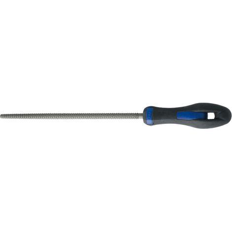 Râpe à bois avec manche, ronde, Long. : 250 mm, Taille 2, Coupe transversale 11,5 mm (1/2)