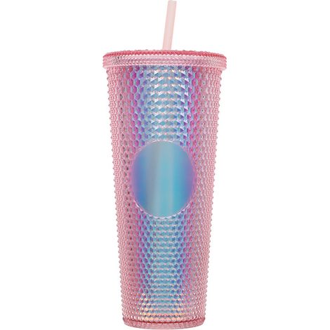 Gobelet Réutilisable - 710 ml - Double Paroi - Avec Couvercle Et Paille - Pour Café Glacé Smoothie - 1 Pièce (1/5)