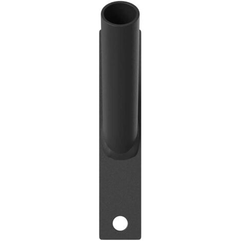 Support de mât de drapeau Noir 15 x 3 cm Acier CFW90628 (1/5)