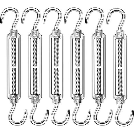 M5 Cable Tensioners, 304 Stainless Steel Tensioner Hook (1/4)