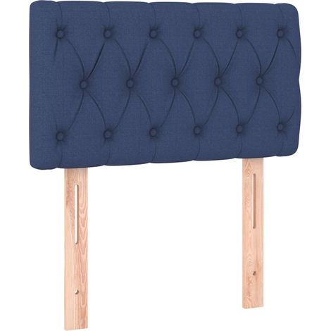 Maison Exclusive - Tête de lit Bleu 80x7x78/88 cm Tissu