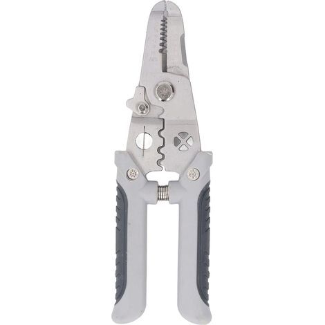 Pince à Dénuder Multifonctionnelle 10 12 14 16 18 20 22 AWG, Dénudage, Sertissage, Emballage, Pince Coupante, Pince à Dénuder, Pince à Sertir, Outil, électricien pour Serrer, (1/4)