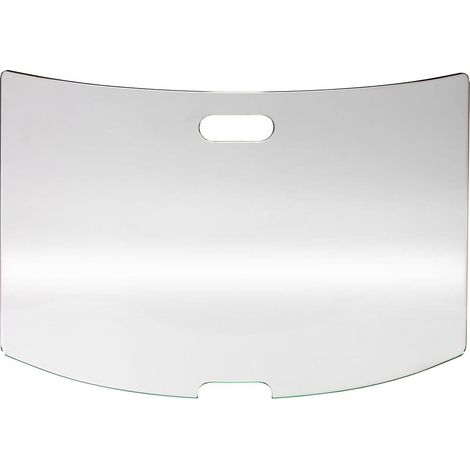 Le Marquier – Pare-feu cheminée en verre trempé 65x45 cm – Pour espaces confinés – À poser à 30 cm du feu – 1 volet inclus
