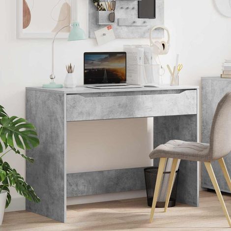 Schreibtisch Betongrau 100 x 50 x 78 cm Holzwerkstoff
